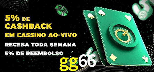 Promoções do cassino ao Vivo gg66
